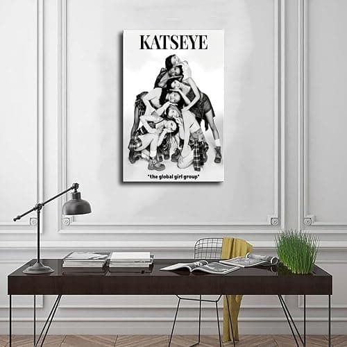 KATSEYE (11) Canvas Poster Bedroom Decor Sports Landscape Office Room Decor Gift Frame-style 24x36inch(60x90cm) thumbnail 3