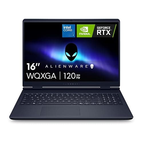Alienware 16 Aurora Gaming Laptop AC16250-16" WQXGA 120Hz Display, Intel Core 7-240H Processor, 16GB DDR5 RAM, 1TB SSD, NVIDIA GeForce RTX 5050 8GB Graphics, Windows 11 Home, Onsite Service - Blue - Image 1