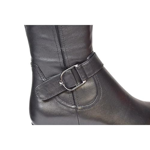 SoleMani Abigail Extra Slim Calf Women's Leather Boot 12"-13" Calf Size thumbnail 2