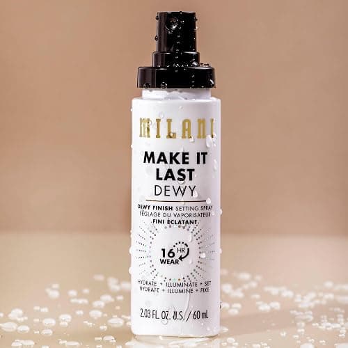 Milani Make It Dewy Setting Spray 3 in 1- Hydrate + Illuminate + Set (2.03 Fl. Oz.) Makeup Finishing Spray - Makeup Primer & Hydrating Setting Spray thumbnail 6