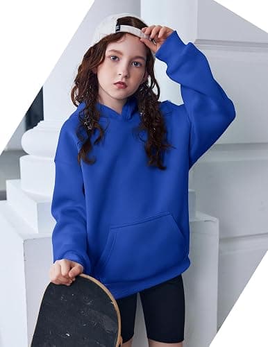 Arshiner Girls Oversized Hoodies Fleece Pullover Sweatshirts Kids Fashion Casual Outfits Fall Winter Clothes thumbnail 2
