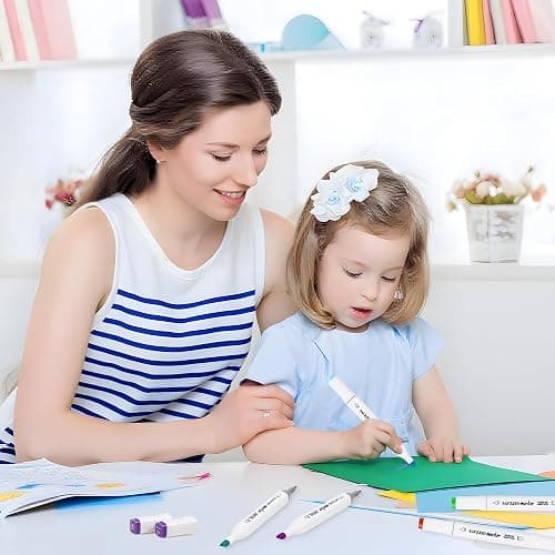 SAVZJSD 168 Colors Alcohol Markers, Dual Tip Markers for Kids or Adults in Coloring, Painting(Fine & Broad) thumbnail 7