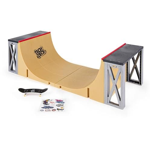 TECH DECK, Ultimate 20-Inch Half-Pipe Ramp Playset and Exclusive Primitive Pro Fingerboard, Kids Toys for Boys and Girls Ages 6 and up thumbnail 4
