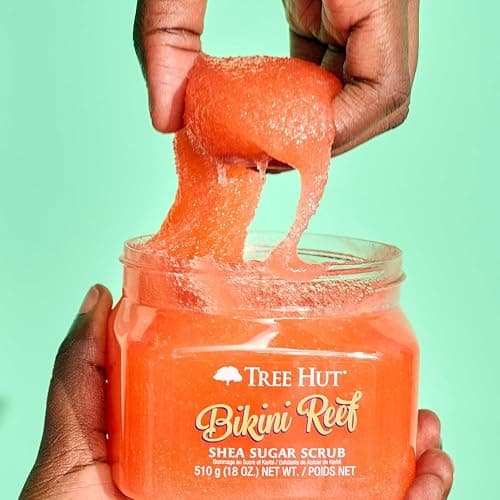 Tree Hut Reef Shea Sugar Scrub Bikini, 470 ml, ultra-feuchtigkeitsspendend und peelingend für die Pflege der essentiellen Körperpflege thumbnail 6