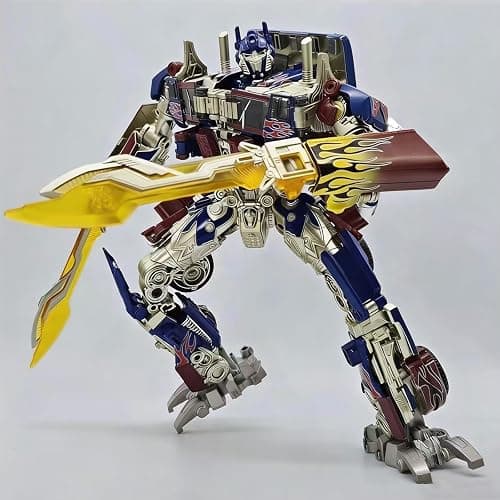 GERYNS Deformation Oversize Toy Action Figure Truck 12.6 Inches | Large Size Deformable Robot with Extra Interchangeable Head Gear Joints Alloy Parts for Adults Kids Ages 6+ thumbnail 4
