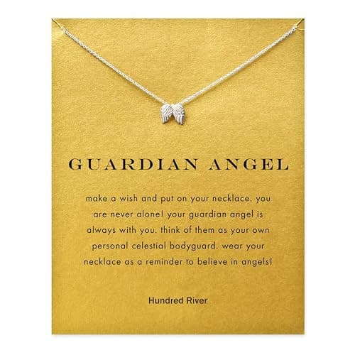 Baydurcan Friendship Anchor Compass Necklace Good Luck Elephant Pendant Chain Necklace with Message Card Gift Card - Image 1