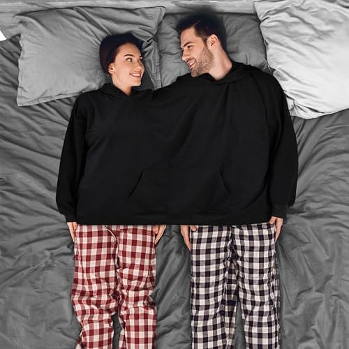 Coume Couples Hoodie Two Person Hoodie M/L/XL/XXL Funny Intimate Matching Sweatshirts Lovers Friends Couples Valentine Gift thumbnail 5