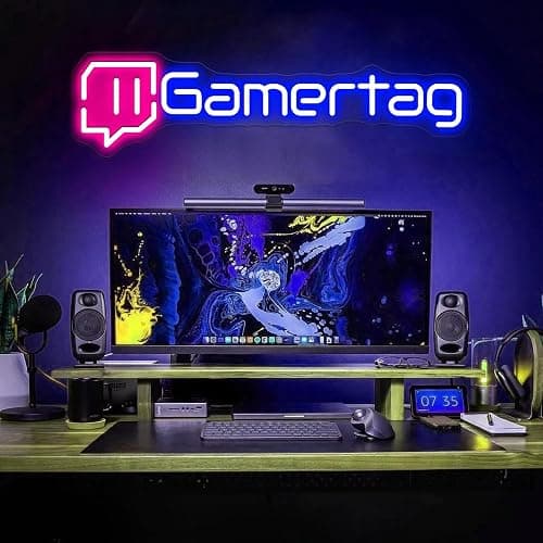 Custom Gamer Neon Sign for Game Room Wall Decor Personalized Game Led Neon Sign Customizable Gamer Tag Sign Gaming Wall Art Gaming Led Light Gift For Boyfriend Father's Day Gift for Dad Boyfriend Gamer thumbnail 2