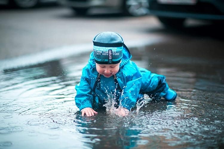 Tuffo Unisex Baby Infant Muddy Buddy Coverall, Blue, 18 Months - Blue - 18 Months - Coverall thumbnail 2