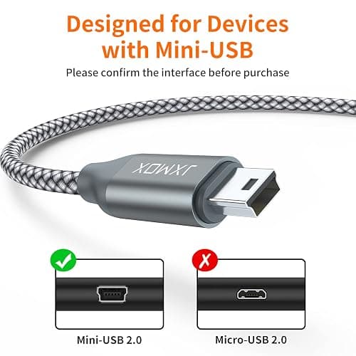 Mini usb cable - pack 2 - 10 ft thumbnail 2