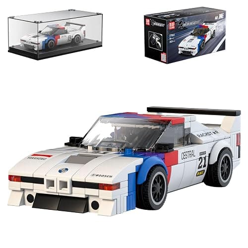 Mould King Car Speed Champion M1 Models Building Sets with Display Case, 27062 Model Car Kits Building Blocks, Super Car Building Sets, Race Cars Building Kits for Adults and Kids 8+(363PCS) - Image 1