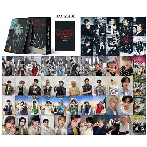 XJCXJC 6 Boxes/330Pcs Stray Photocards Set Skz Lomo Cards Merch Stay Photo Cards Fans Gifts thumbnail 5