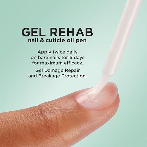 Sally Hansen Gel Rehab Nail Treatment Pen | Repair, Hydrate & Renew | Strengthens and Restores Damaged Nails | Keratin & Vitamin Complex | Easy, Mess-Free Nail Care on the Go thumbnail 5