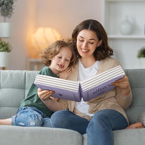 Children's Cartoon Plush Toy Throw Pillows, Christmas holiday Bible Book Pillow that Opens, Home Aesthetic Room Decorative Pillow, Kids Pillow, for Bedroom Sofa Cushion Chair Couch Bed (Purple) thumbnail 6
