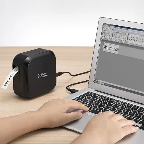 Brother P-touch CUBE Plus Bluetooth Label Maker (PT-P710BT), white thumbnail 5