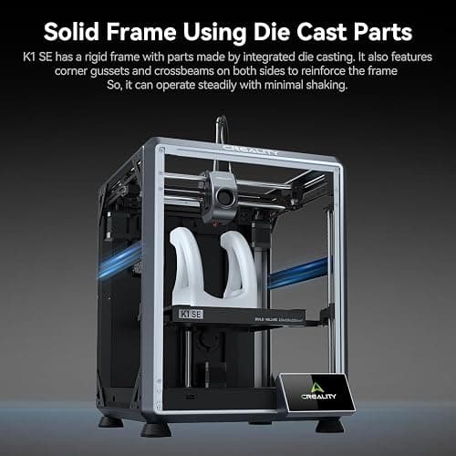 Creality 3D Printer K1 SE, 600mm/s High-Speed Fully Assembled K1 Upgrade 3D Printer for Kids and Beginners, Flagship-Level Direct Extruder Auto Leveling Tri-Metal Nozzle Print Size 250x220x220mm thumbnail 6