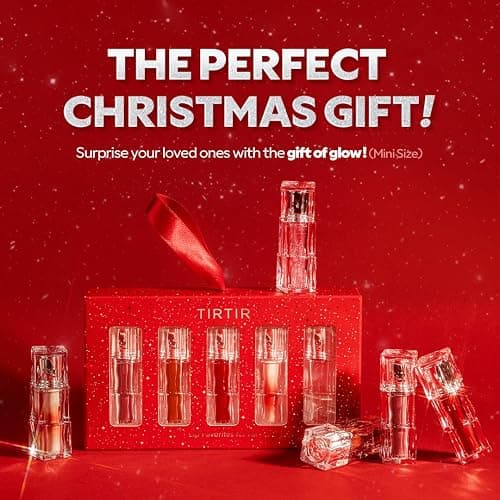 TIRTIR Holiday Lip Stain Gift Set | 12H Lasting Korean Lip Gloss Stocking Stuffers for Women, set of 5 thumbnail 3