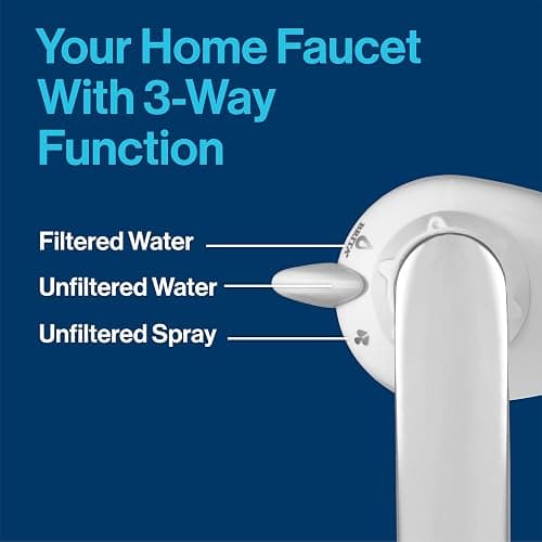 Brita Replacement Water Filter for Faucet Mount, Removes 99% of Lead, Sink Filtration System, Chrome, 3 Count thumbnail 7