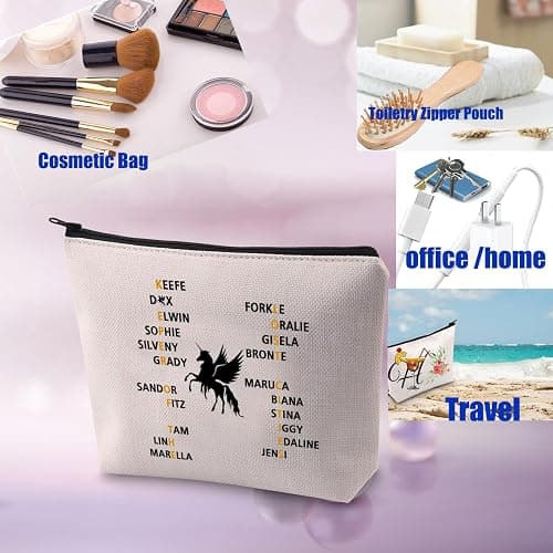 PXTIDY Team Foster Kee-fe Makeup Bag Keeper of The Lost Cities Characters Cosmetic Bag KOTLC Novel Inspired Bookish Gift thumbnail 4