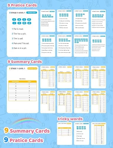 QuTZ Phonics Learning Toy for Preschool Kids – Talking Flash Cards with Sound Machine, Word Blending & Math Games – Educational Reading & Counting Activity Set 4-8 thumbnail 8