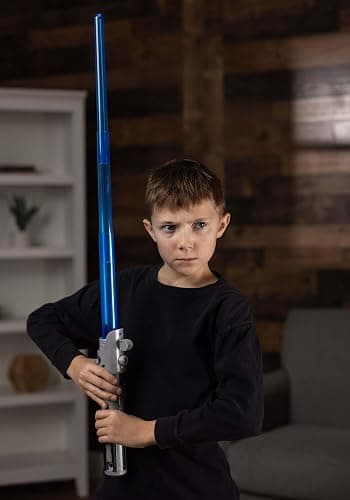 STAR WARS Lightsaber Forge Luke Skywalker Electronic Extendable Blue Lightsaber Toy, Customizable Roleplay Toy, Kids Ages 4 and Up thumbnail 2