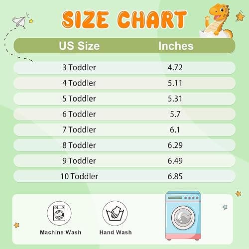 FEETCITY Toddler Shoes Boys Girls Walking Shoes Toddler Slip On Shoes Wide Kids Tennis Shoes Lightweight Toddler Dinosaur Shoes Baby Sneakers thumbnail 7