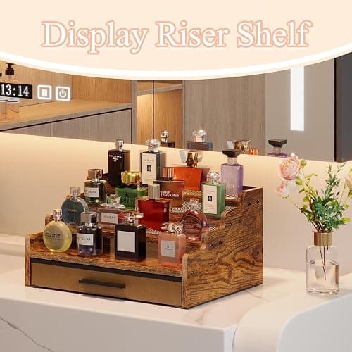 Yuzehuaza Men's Cologne Water Organizer Cologne Holder Dresser Perfume Organizer thumbnail 7