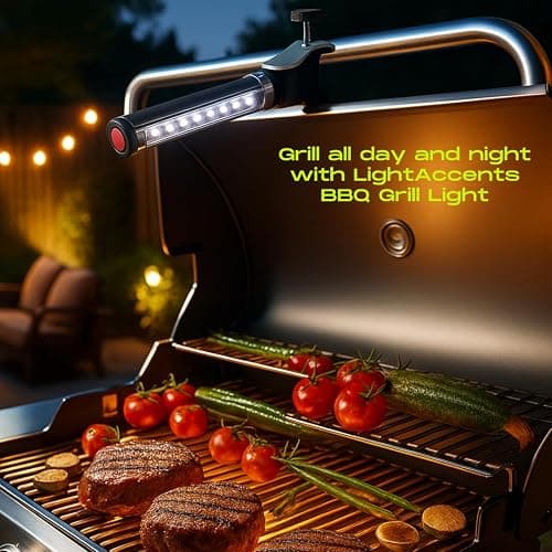 BBQ Grill Light Designed for Blackstone Griddle & Weber Grill - Smoker Grilling Accessories, Perfect Gifts for Men, LED Light bar Dad Birthday Gift - Mens Birthday Gift Ideas Work Light thumbnail 2