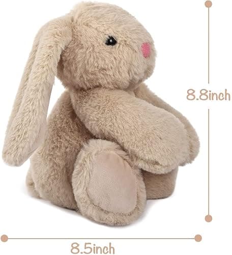 TCBunny Baby Bunny Bedtime Stuffed Animal Plush Easter Stuffers Toy Gifts 11" for Girls, Boys, Kids, (Beige) thumbnail 3