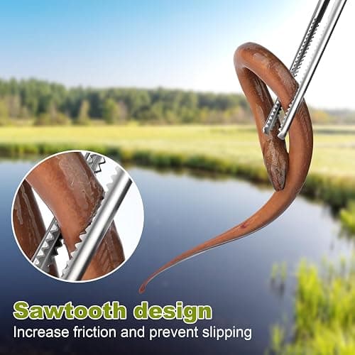 Heavy Duty Snake Feeding Tongs,15" Extra Long Stainless Steel Reptile Feeding Tongs Tweezers for Ball Python,Fish Aquariums, Reptiles Snakes, Tank Accessories Terrarium Supplies thumbnail 7