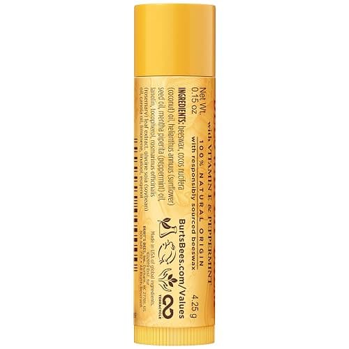 Burt's Bees Lip Balm - Original Beeswax 12 Count Pack in Bulk, Lip Moisturizer With Responsibly Sourced Beeswax, Tint-Free, Natural Origin Conditioning Treatment, 12 Tubes, 0.15 oz thumbnail 14