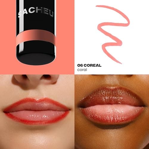 Sacheu Lip Liner STAY-N Peel Off Lip Stain - Long Lasting Waterproof Lip Tint with Hyaluronic Acid & Vitamin E – Transfer Proof Matte Finish, Vegan & Cruelty-Free (COREal) thumbnail 2