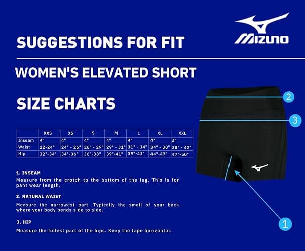 Mizuno Women's Elevated 4" Inseam Volleyball Short Volleyball Shorts thumbnail 2