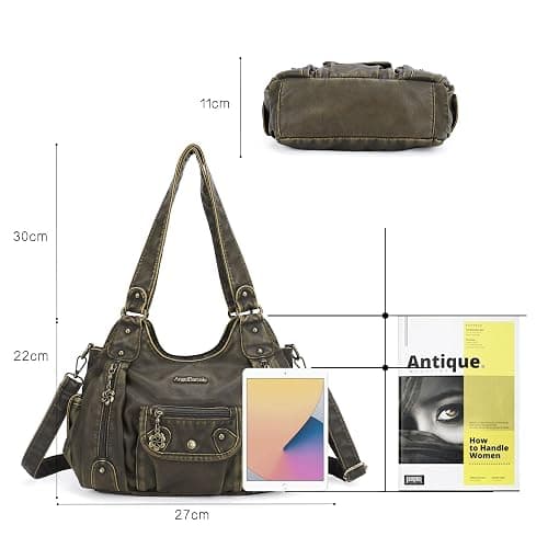 Angel Barcelo Purses for Women Soft PU Leather Shoulder Bag Crossbody Purse and Handbags thumbnail 3