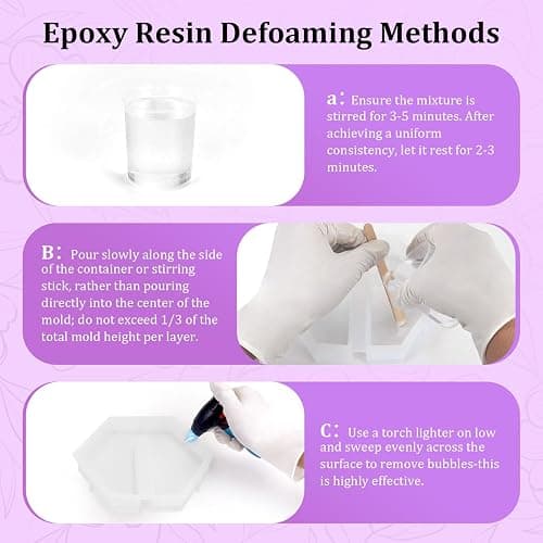 K KERNOWO Epoxy Resin Kit with Light for Beginners, Resin Kit and Molds Complete Set DIY Crafts for Adults Women, Epoxy Set with Vase Mold, 3D Dried Flowers, Measuring Cups and Resins Supplies-20OZ thumbnail 9