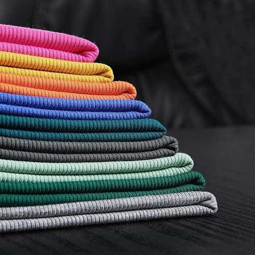 GEMBERA Womens Ribbed Long Sleeve Crewneck Casual Slim Basic Shirts Fitted Knit Tops thumbnail 3