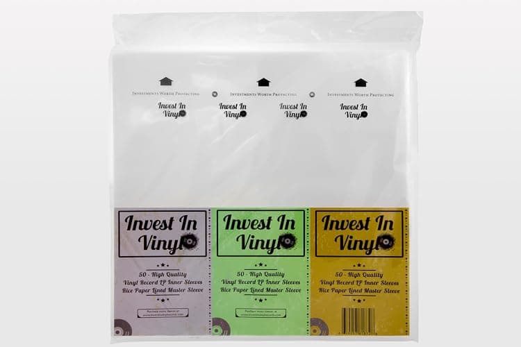 Invest In Vinyl 50 Master Sleeves Rice Paper Anti Static LP Inner Sleeves Vinyl Record Sleeves Provide Your LP Collection with The Proper Protection thumbnail 7