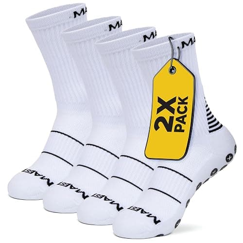 Maestro Soccer Grip Socks for Men and Women with Non-Slip Pads - Anti-Slip Socks Ideal for Football, Basketball, Sports - Image 1