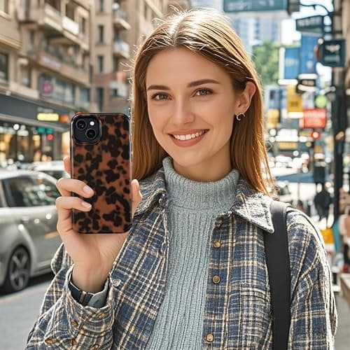 BayPastel X Compatible with iPhone 15/14/13 Case Tortoise Design, [Military Grade Protection], 8FT Drop Resistant Shockproof Heavy Duty Phone Case Cover Women for iPhone 15/14/13 6.1”,Turtle Shell thumbnail 7