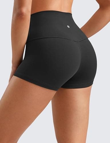 CRZ YOGA Butterluxe Biker Shorts 2.5"- High Waisted Yoga Workout Spandex Womens Running Volleyball Booty thumbnail 2
