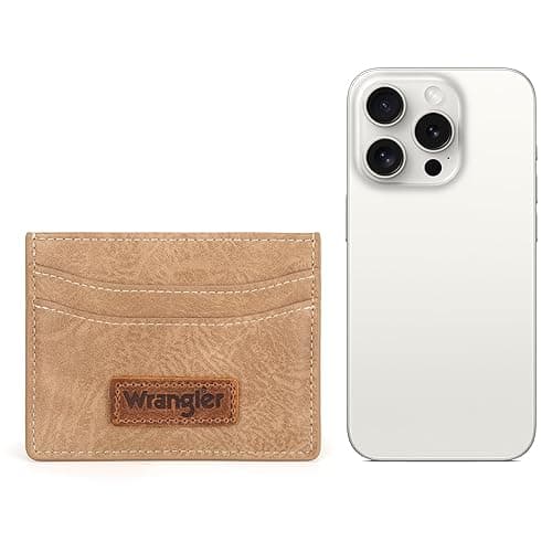 Montana West X Wrangler Womens Wallet Small Credit Card Holder Minimalist Rfid Card Wallet for Ladies Female - Graceful-Khaki thumbnail 6