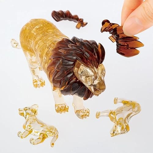 BePuzzled, Lion and Baby Original 3D Crystal Puzzle, Perfect for Puzzlers Ages 12 and Up, Challenging to Complete and Beautiful to Display, Collect Them All thumbnail 7