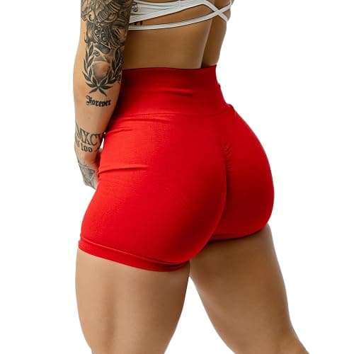 Gymreapers Infinity Seamless Workout Shorts High Waist Biker Shorts for Women Athletic Gym Running Pilates Yoga Sport Short thumbnail 2