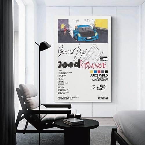 CHAUE Goodbye & Good Riddance Album Cover Poster for Bedroom Aesthetic Canvas Art Wall Decor 12x18inch(30x45cm) thumbnail 3