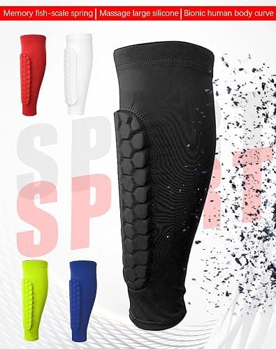 Ski Guards, 2025 New Shin Guards with Honeycomb Pads, Long Breathable Elastic Shin Pads thumbnail 2