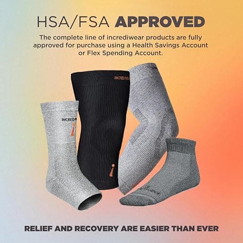Incrediwear Knee Sleeve – Knee Braces for Knee Pain, Joint Pain Relief, Swelling, Inflammation Relief, and Circulation, Knee Support for Women and Men thumbnail 6