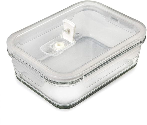 PrepNaturals 5 Pack 30oz Glass Meal Prep Containers - 1 Compartment | Borosilicate Glass Meal Prep Containers - Airtight Leak-Resistant Lids, Microwave, Oven & Freezer Safe (5-Pack, 30 oz) thumbnail 6