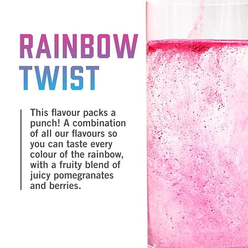 BioSteel Hydration Mix, Great Tasting Hydration with Zero Sugar, and No Artificial Flavours or Preservatives, Rainbow Twist Flavour, 20 Servings per Tub thumbnail 4