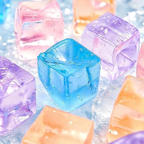 24Pcs Stress Balls Fidget Toys Adults, Ice Cube Toys - Square Squeeze Ball Toys, Squeeze Toys - Small, Stress Balls for Adults, Easter, Christmas, Party Favors, Stocking Stuffers thumbnail 2