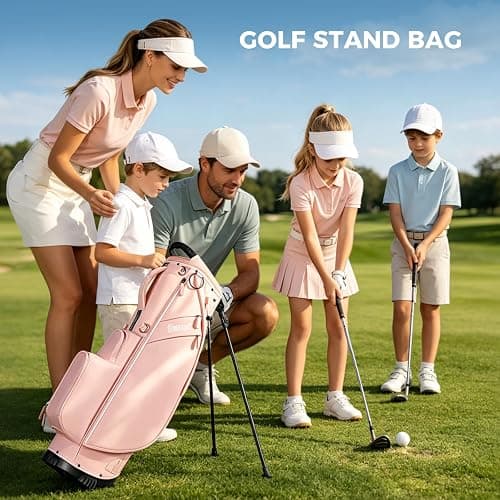 Golf Bags, Golf Stand Bag, Adjustable Shoulder Straps, Multiple Pockets thumbnail 9